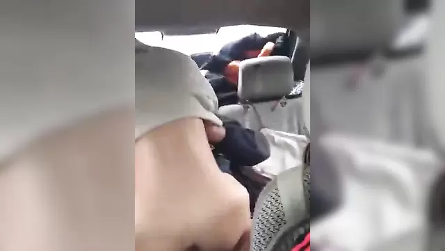 Fucking in the Car with an Asian Slut
