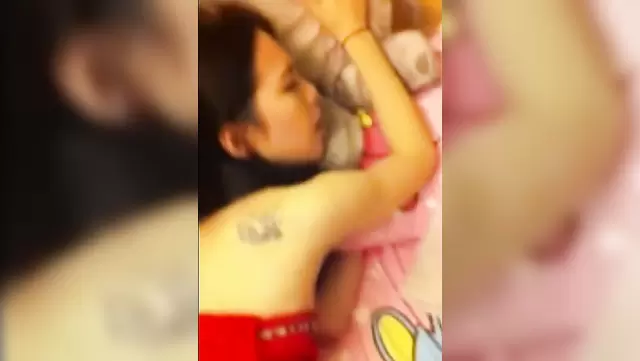Tattooed Asian babe with hairy pussy gets fucked